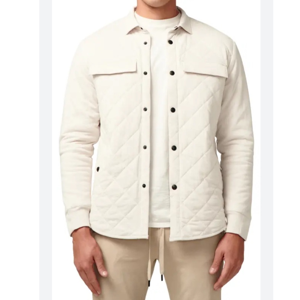 Good Man Brand - Quilted Premium Jersey Mayfair Bomber - Black main image 0